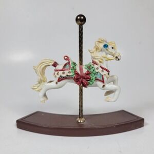 Princeton Gallery Carousel Birthstone Horse - December 1993